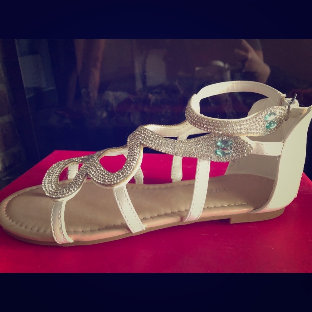 Embellished sandals